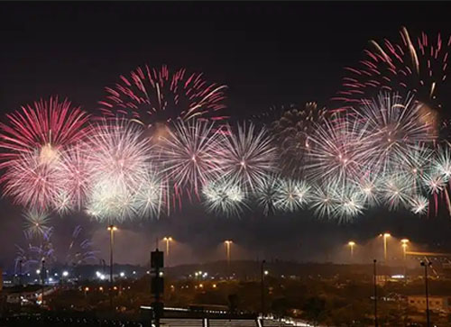 于都县焰火晚会